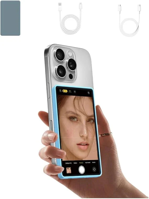 VizoSnap™ 5" 1080P FHD Vlog Selfie Monitor – Rear Camera Display for iPhone 16/15 & Samsung Phones