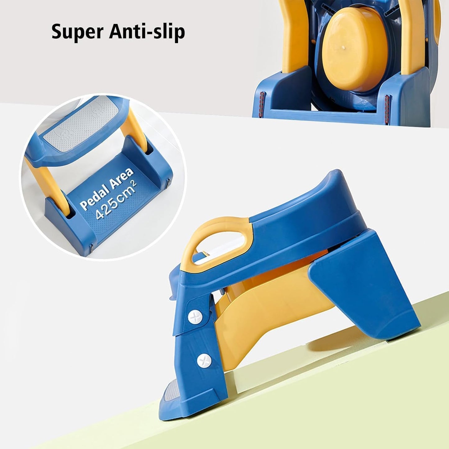 TinyStep™ Kids Adjustable  Toilet Training Ladder Seat