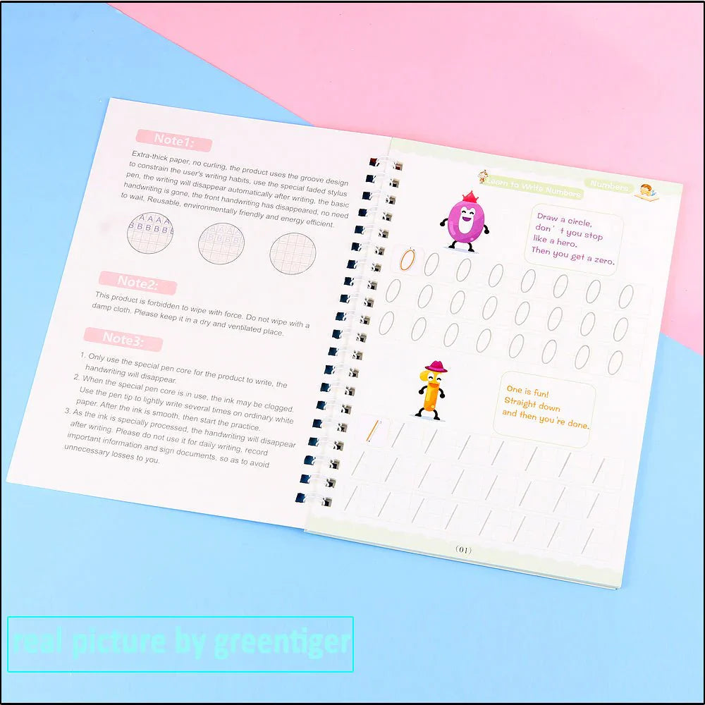 EduGlow™ Magic Practice Copybook Set