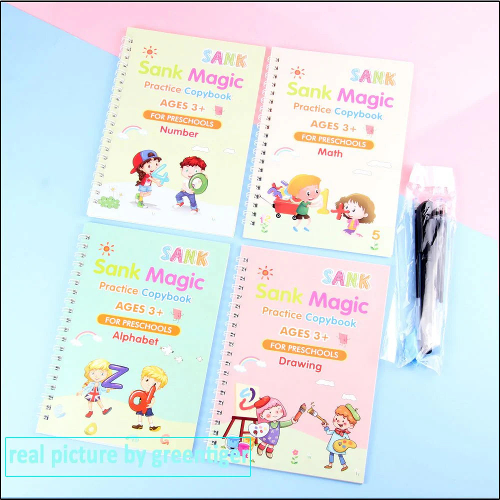 EduGlow™ Magic Practice Copybook Set